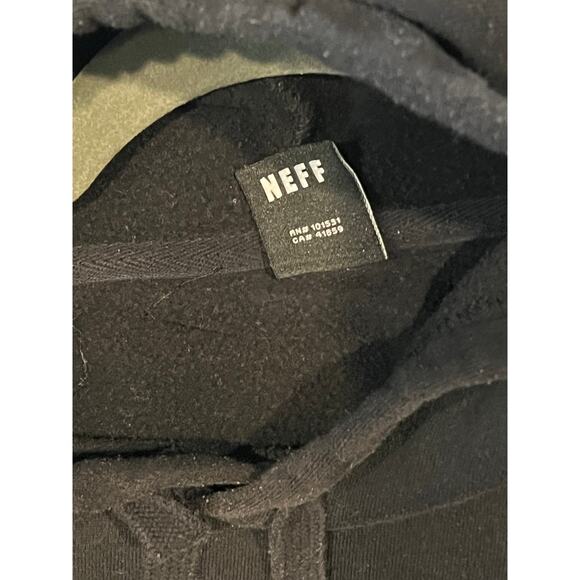 Neff X Disney Mickey Mouse Pullover Black Hoodie Mens L - Picture 4 of 4